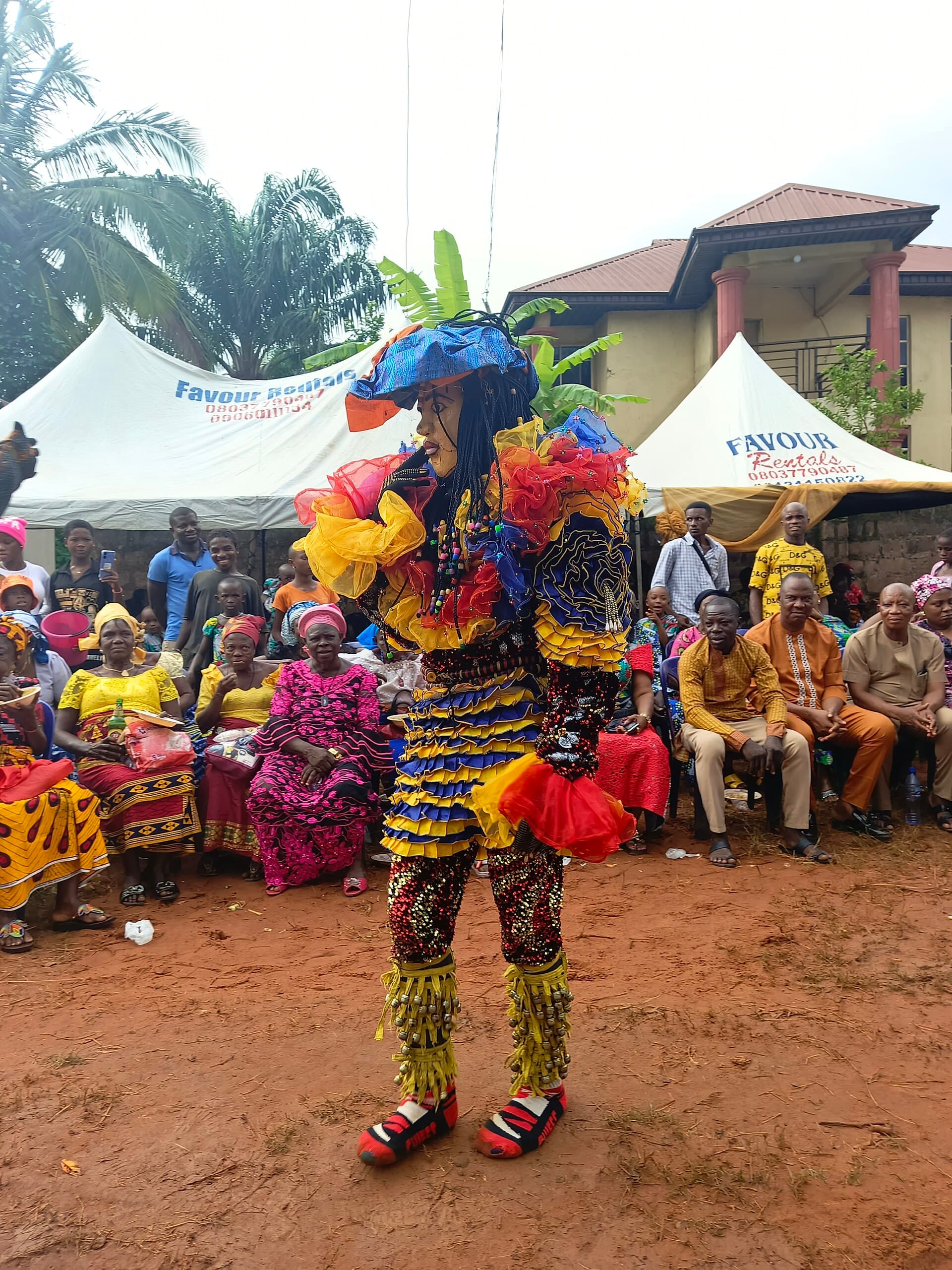 Masquerade in full costume