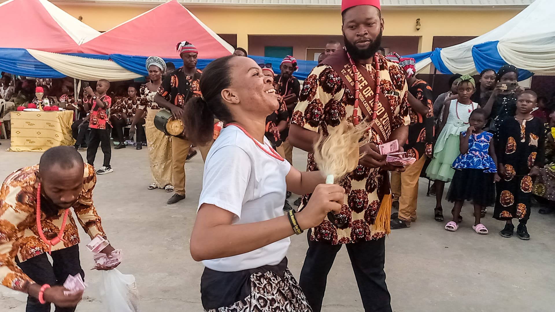 Dancers at the opening